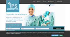 Desktop Screenshot of enfermeria.centroips.com
