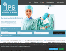 Tablet Screenshot of enfermeria.centroips.com